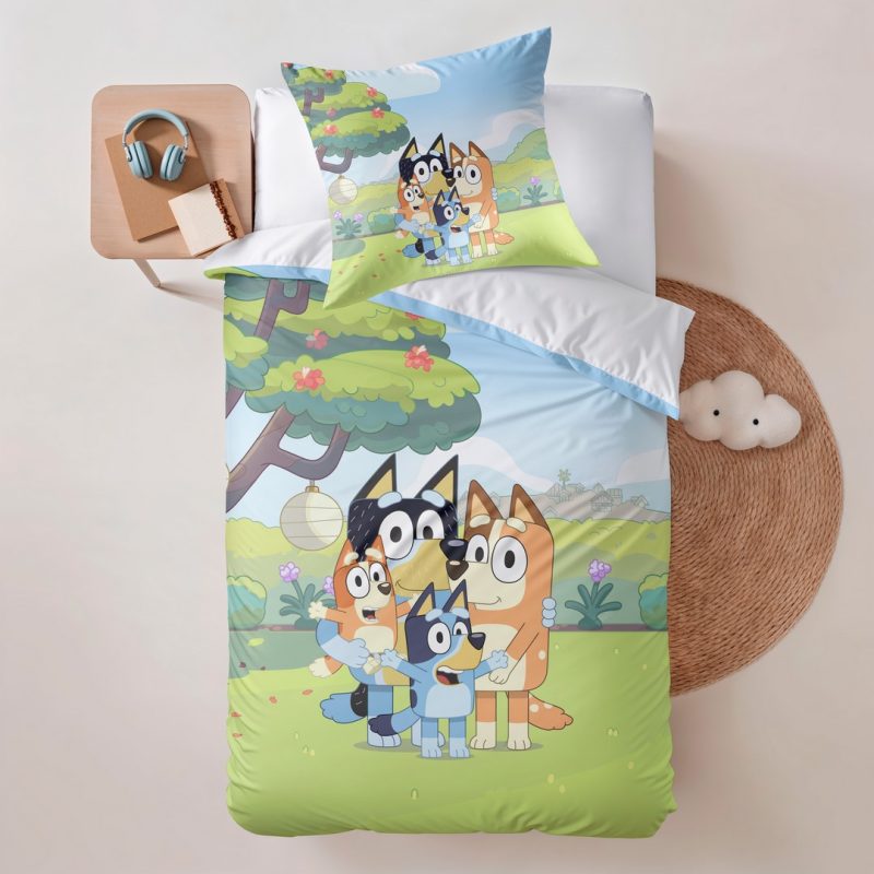Funda nórdica Bluey Familia