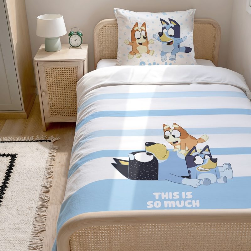 funda nórdica Bluey Diversión, funda nórdica infantil, funda nórdica para niños
