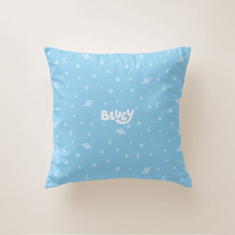 Cojín infantil Bluey Azul Claro