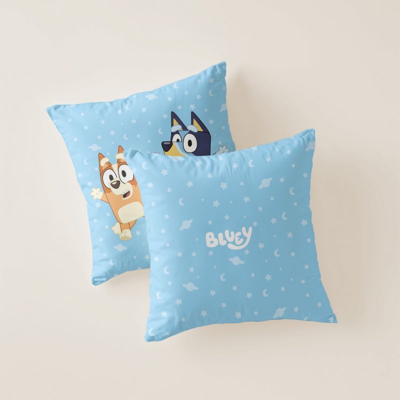 Cojín infantil Bluey Azul Claro