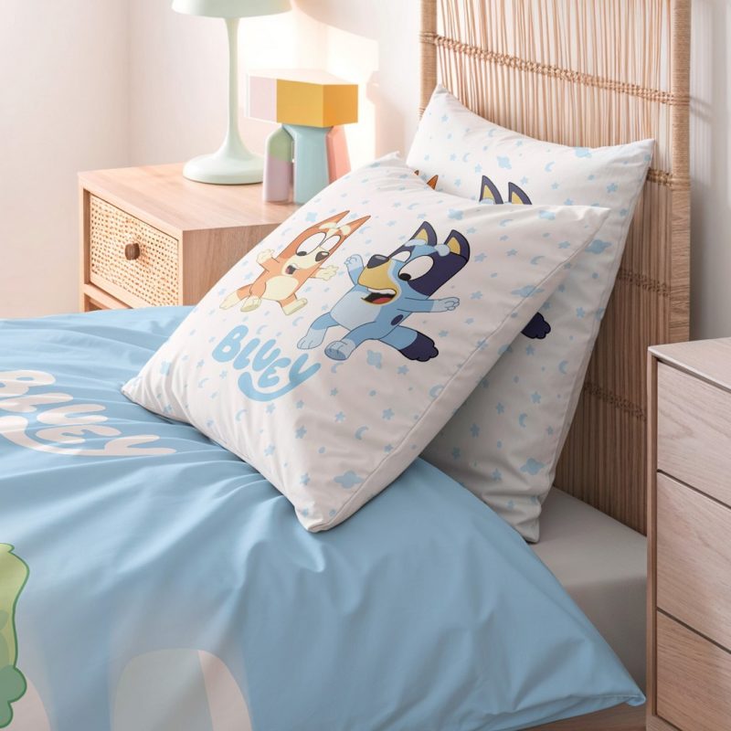 Cojín infantil Bluey Casitas