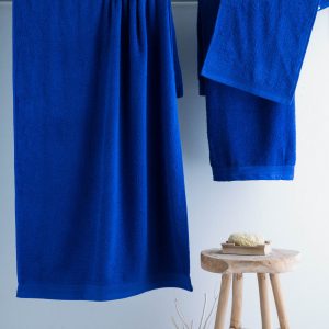 Juego de toallas de 450gr Azul