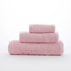 Juego de toallas de baño 600gr Rosa